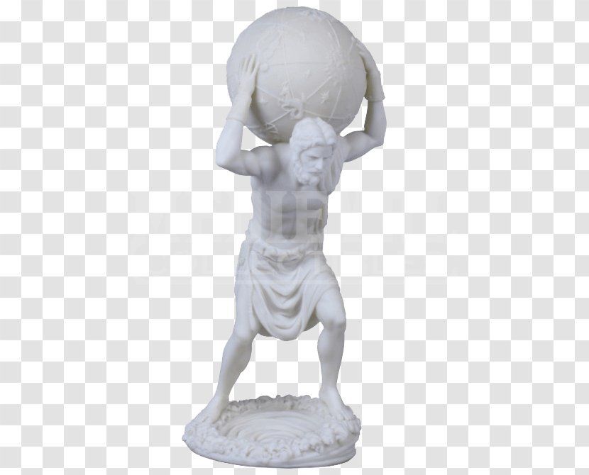 Atlas Shrugged Titan Greek Mythology Figurine - Statue Transparent PNG