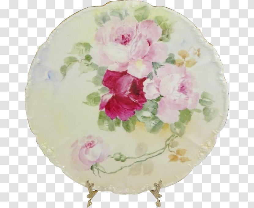 Cut Flowers Tableware Floral Design Platter - Hand-painted Ink And White Ballerina Transparent PNG