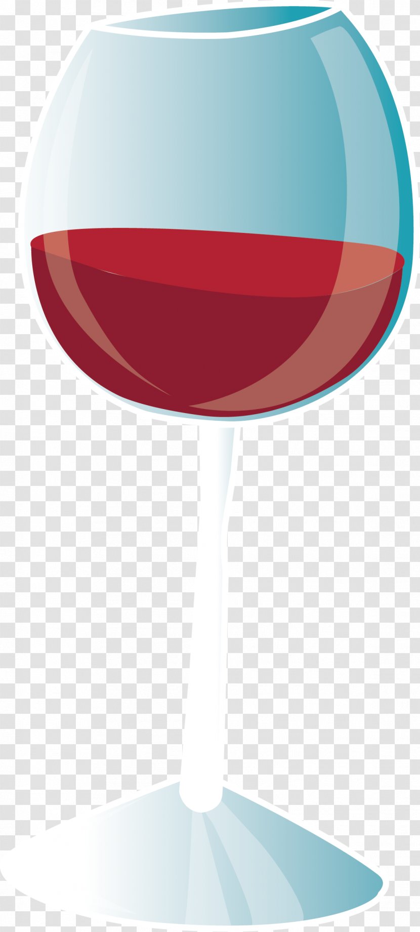 Red Wine Glass - Vector Of Transparent PNG