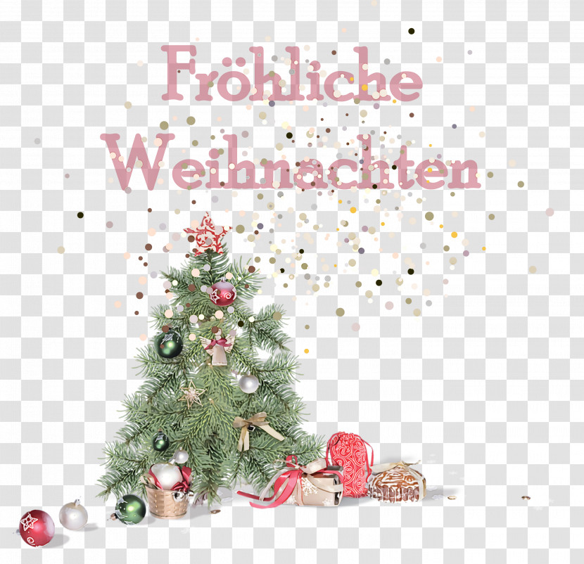 Frohliche Weihnachten Merry Christmas Transparent PNG