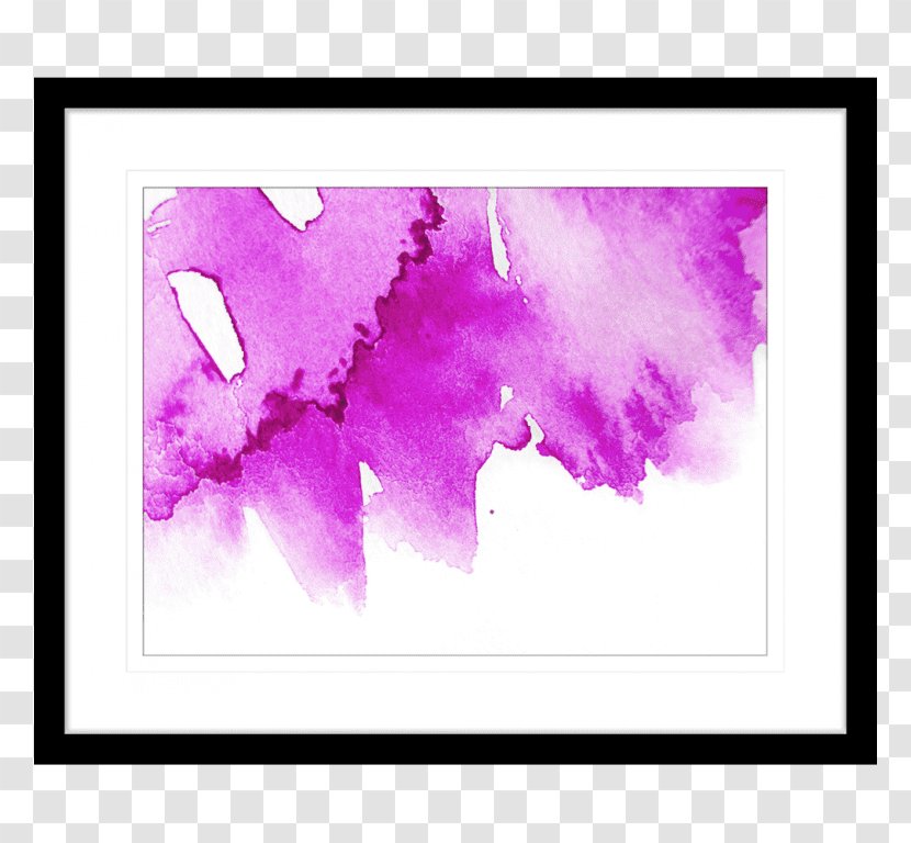 Watercolor Painting Transparency Drawing - Violet Transparent PNG