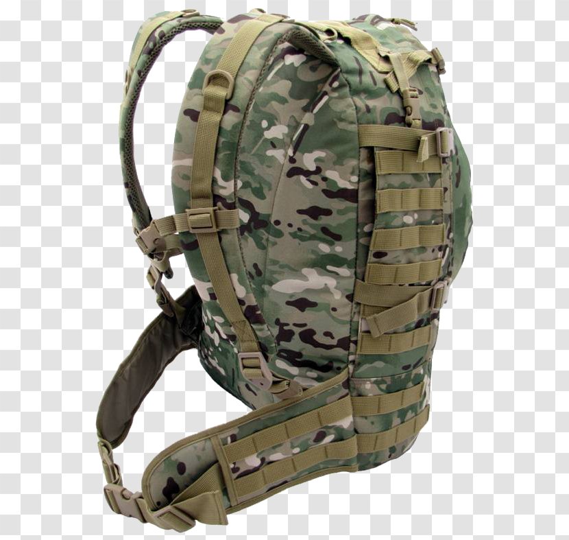 Chrome Barrage Cargo Backpack Military Camouflage Bag Gear - Multicam Transparent PNG