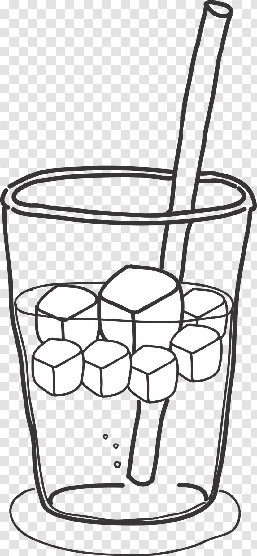 Ice Cube Drawing Beer - Fizzy Drinks - Drink Transparent PNG