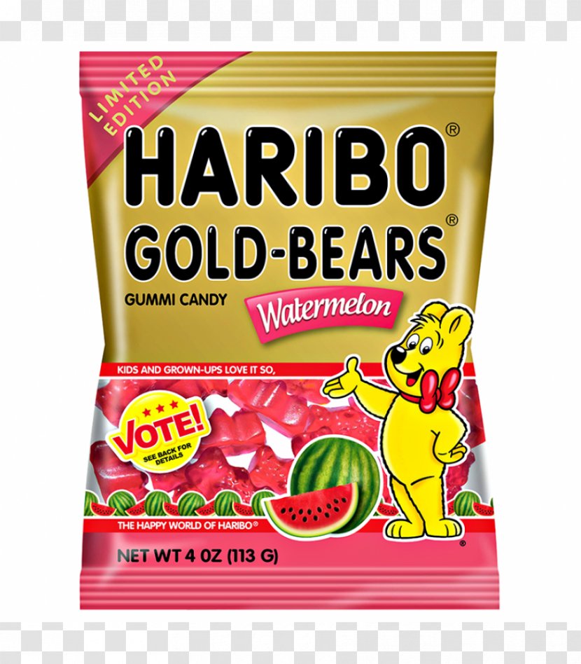 Gummi Candy Gummy Bear Haribo Flavor Transparent PNG