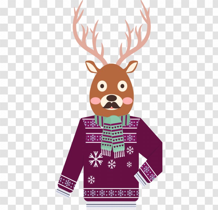 Reindeer Design Vector Graphics - Christmas Day - After Shopping Transparent PNG