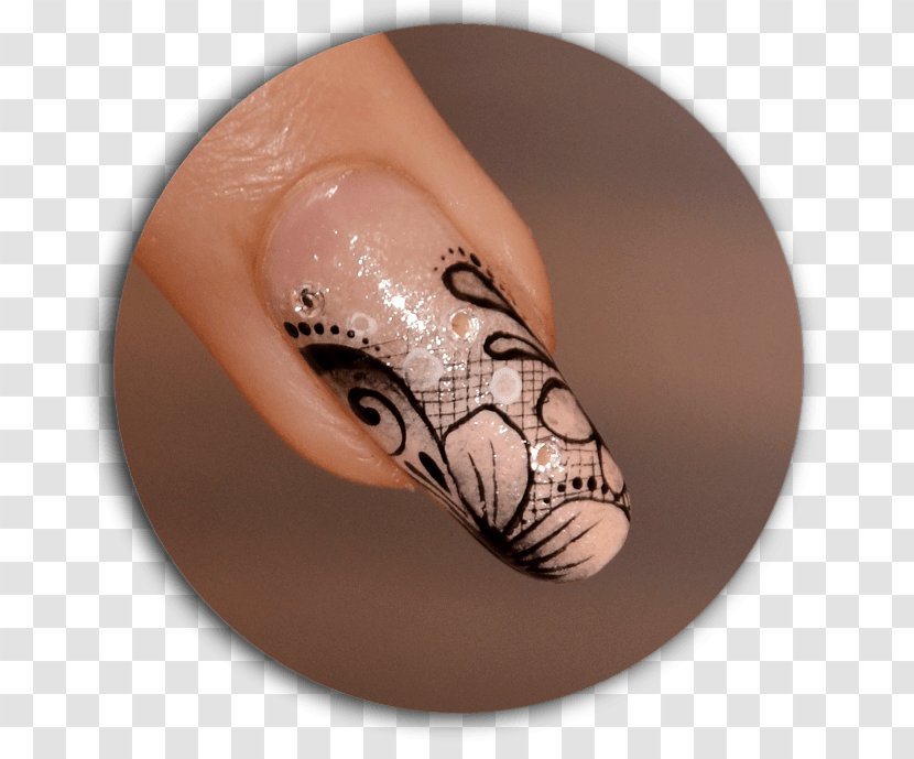 Nail Art Paper Lace Polish - Temporary Tattoo - Aquarel Transparent PNG