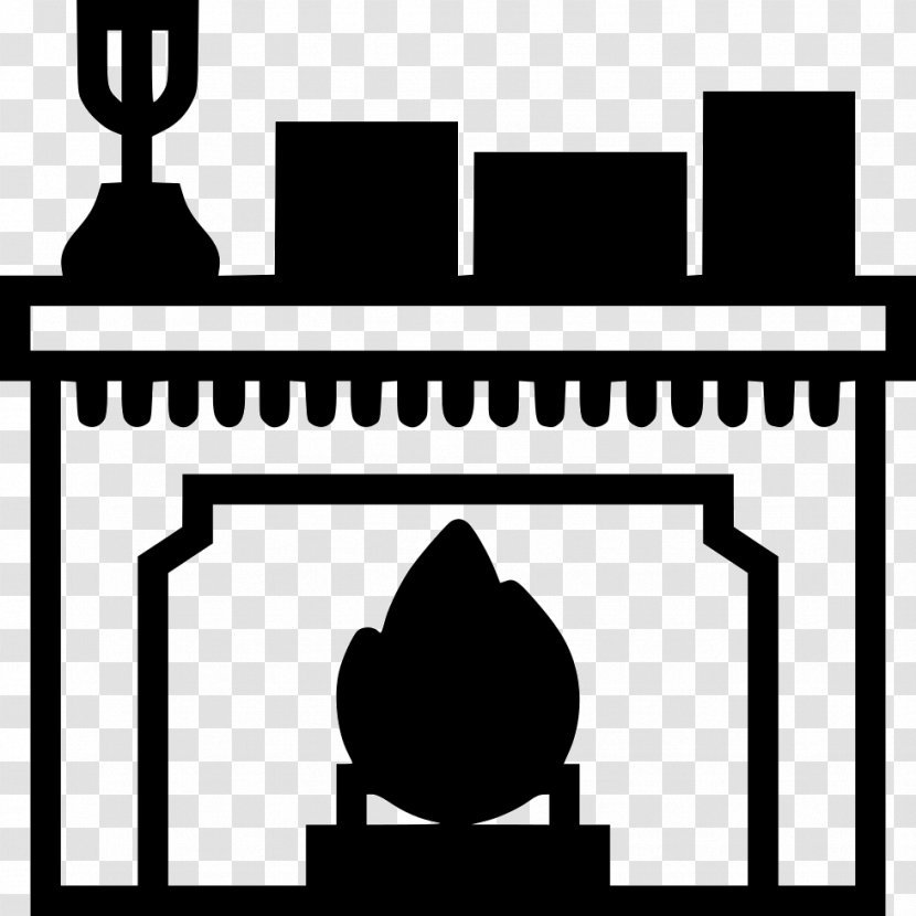 Fireplaces Icon - Text - Rectangle Transparent PNG