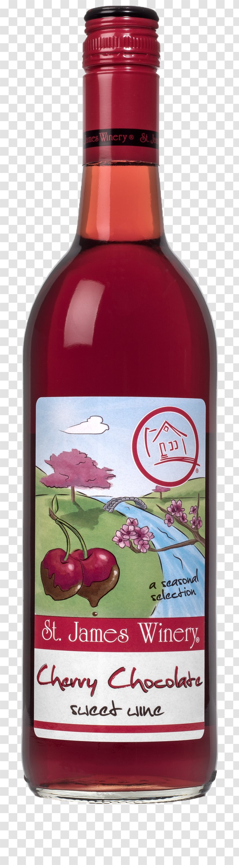 Liqueur St. James Winery Cherry Norton - Wine Transparent PNG