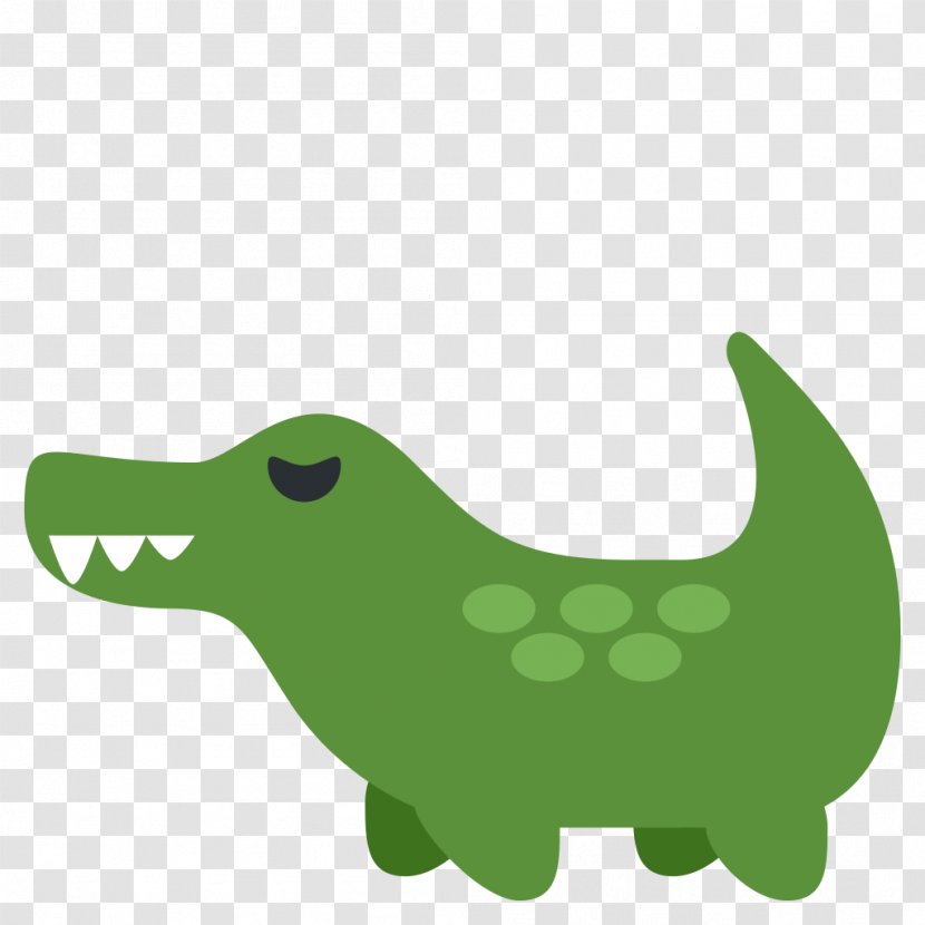 Crocodile Emoji Alligator Text Messaging IPhone - Marine Mammal Transparent PNG