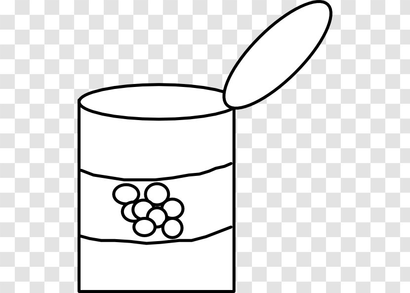 Fizzy Drinks Tin Can Canning Clip Art - Black And White - Cliparts Transparent PNG