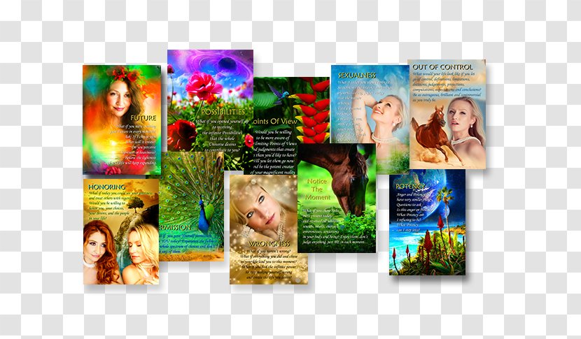 Consciousness Advertising Picture Frames Collage - Photographic Paper - Magic Cards Transparent PNG