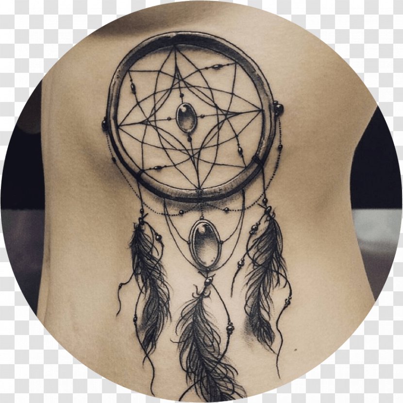 Dreamcatcher Tattoo Indigenous Peoples Of The Americas Drawing - Feather Transparent PNG