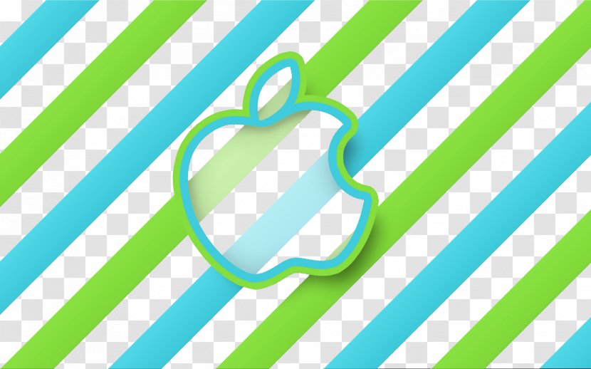 Apple High-definition Television Display Resolution 4K Wallpaper - Green - Blue-green Stripe Icon Transparent PNG
