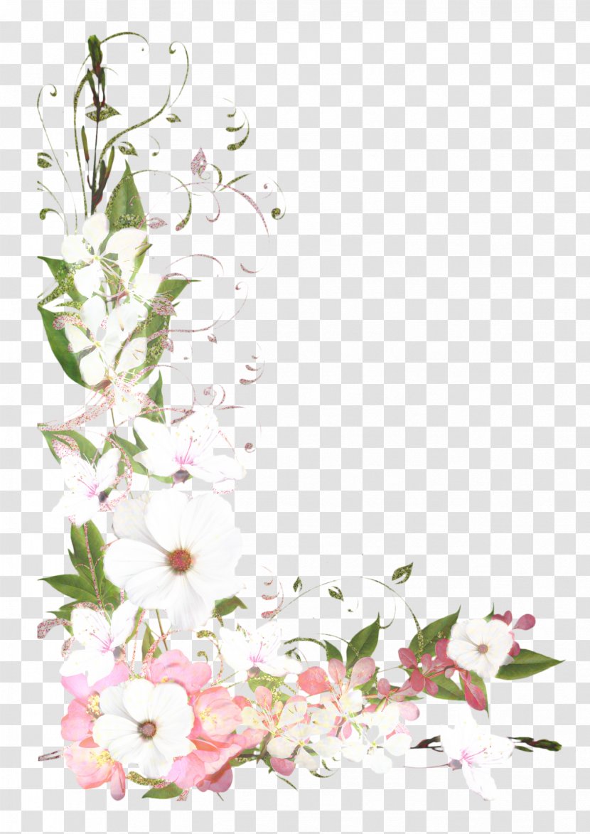 Pastel Floral Background - Bouquet - Wildflower Plant Stem Transparent PNG