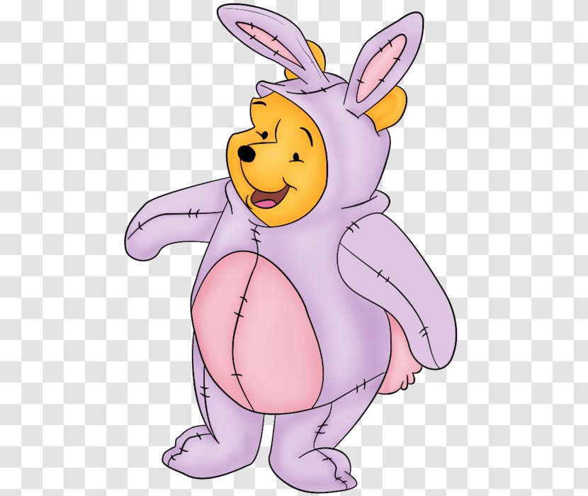 Winnie-the-Pooh Eeyore Easter Bunny Rabbit - Silhouette - Winnie The Pooh Transparent PNG