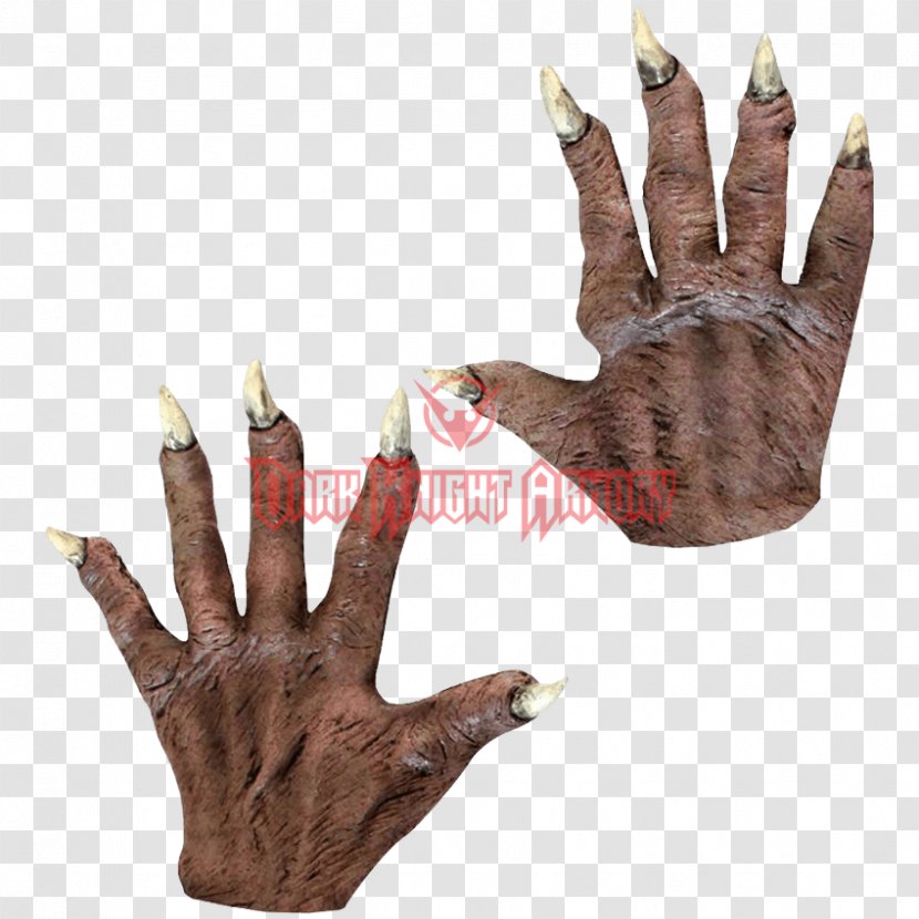 Ghoul Vampire Finger Glove Hand - Heart Transparent PNG