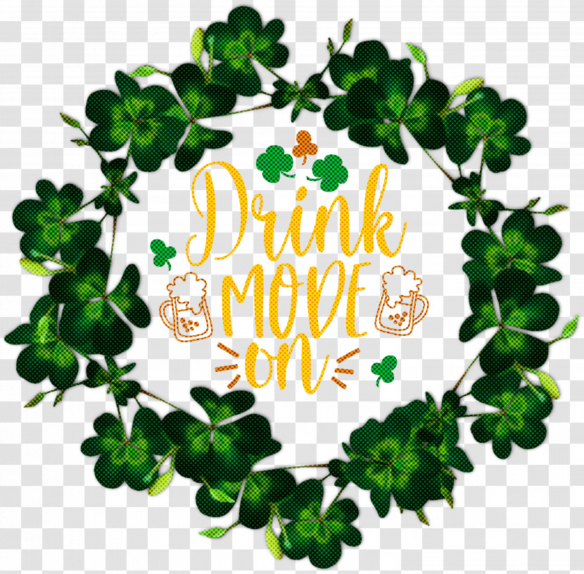 Drink Mode On St Patricks Day Saint Patrick Transparent PNG