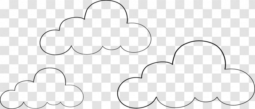 Logo Black And White Font - Cloud Template Transparent PNG