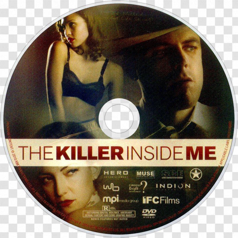 The Killer Inside Me Blu-ray Disc DVD STXE6FIN GR EUR Cover Art - Stxe6fin Gr Eur - Dvd Transparent PNG