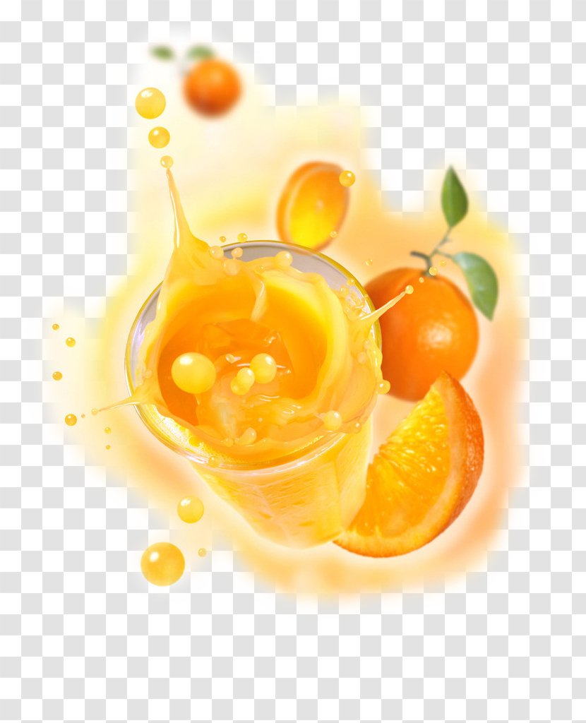 Orange Juice Apple Bottle - Creative Posters Drinks Transparent PNG