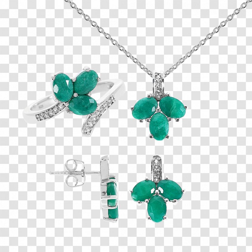 Emerald Earring Necklace Jewellery Charms & Pendants - Sapphire Transparent PNG