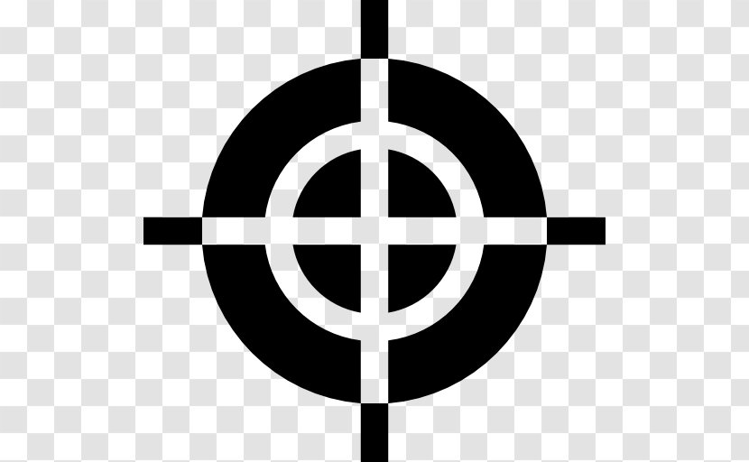 Bullseye Shooting Target - Symbol - The Best Sniper Transparent PNG