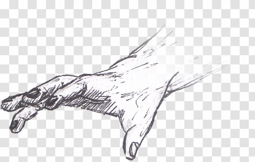 Drawing Hands DeviantArt Sketch - Silhouette - Hand Transparent PNG