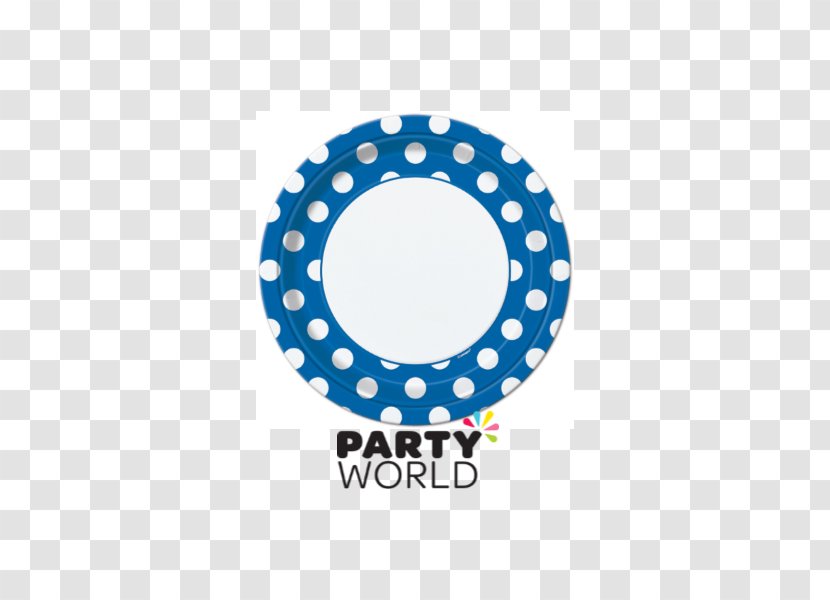 Plate Blue Dinner Cupcakes & Cookies Party - Lunch Transparent PNG