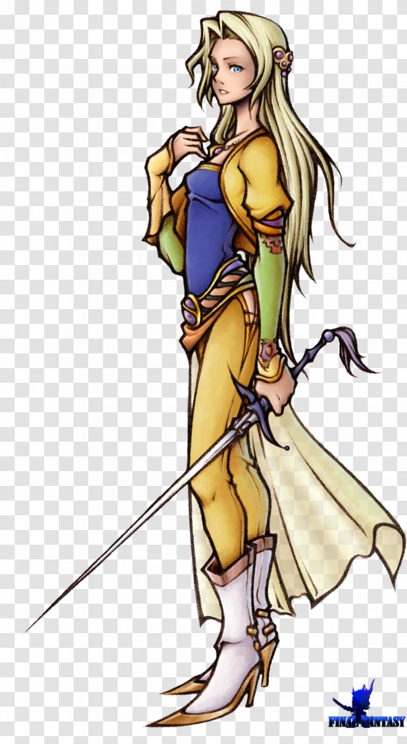 Final Fantasy VI Dissidia Celes Chere XIII - Watercolor Transparent PNG