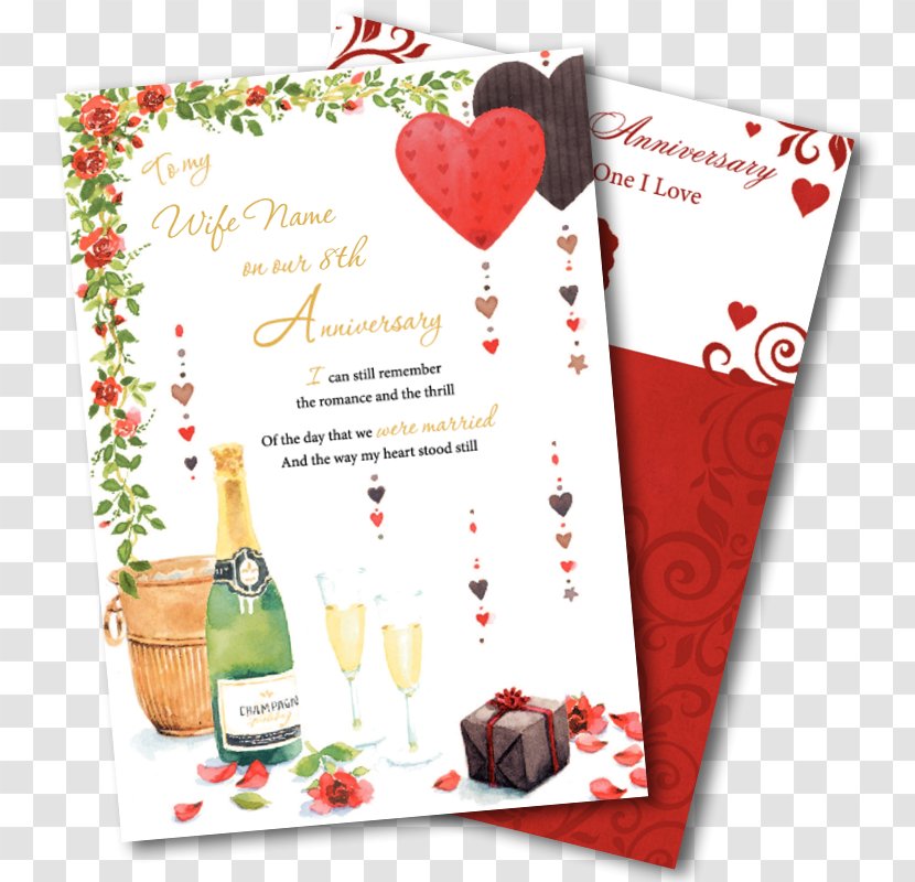 Greeting & Note Cards Valentine's Day Wedding Anniversary Birthday - Poster Transparent PNG