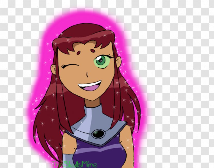 Character Starfire Sketch - Tree - Teen Titans Transparent PNG