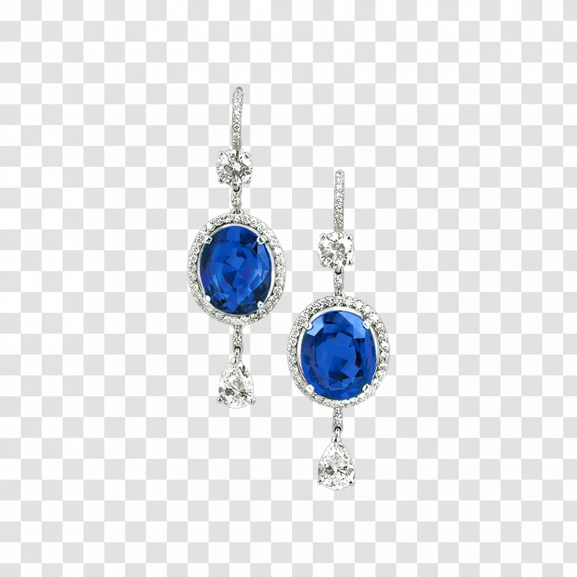 Sapphire Earring Body Jewellery Transparent PNG