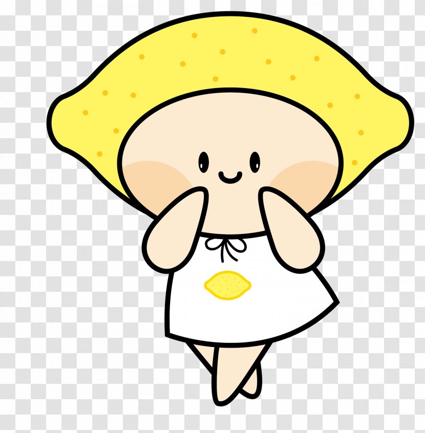 Cartoon Q-version Lemon - Hat - Material Free To Pull Transparent PNG