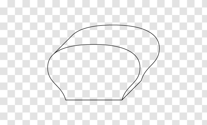 White Headgear Line Art - Design Transparent PNG