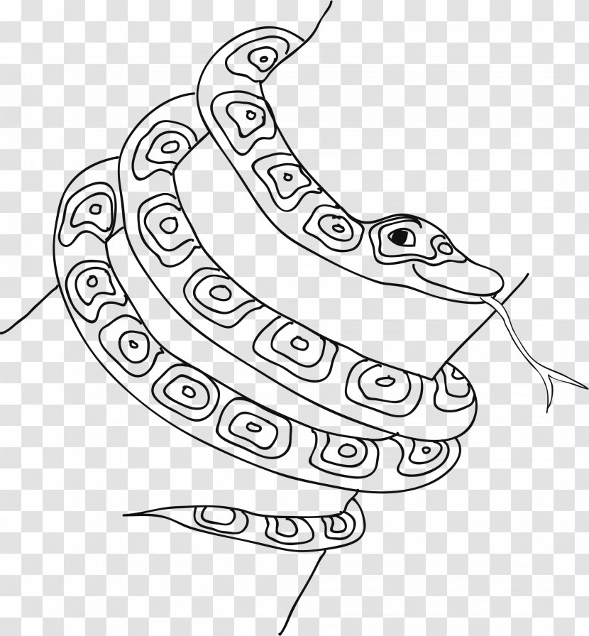 Snake Ausmalbild Coloring Book Animal Notechis - Plant Transparent PNG