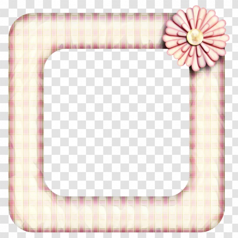 Pink Background Frame - Rectangle Picture Transparent PNG