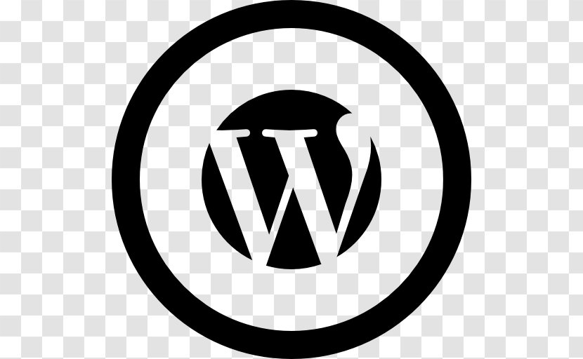 WordPress.com Content Management System Blog - Monochrome - WordPress Transparent PNG