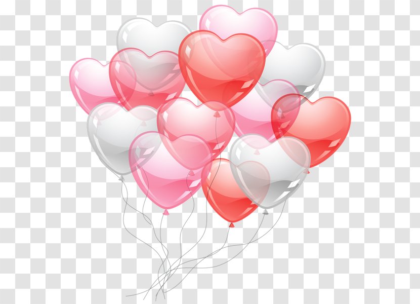 Balloon Valentine's Day Heart Clip Art Transparent PNG