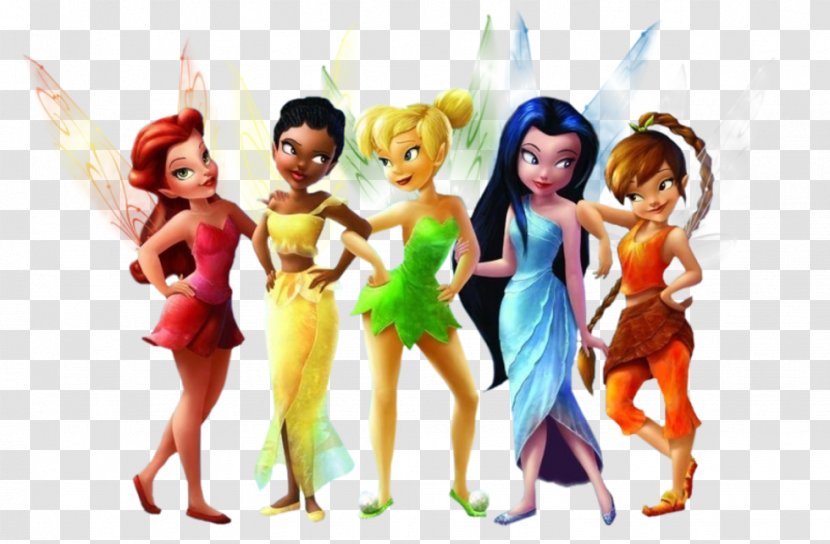 Disney Fairies Tinker Bell Vidia Iridessa Silvermist - Fairy Transparent PNG
