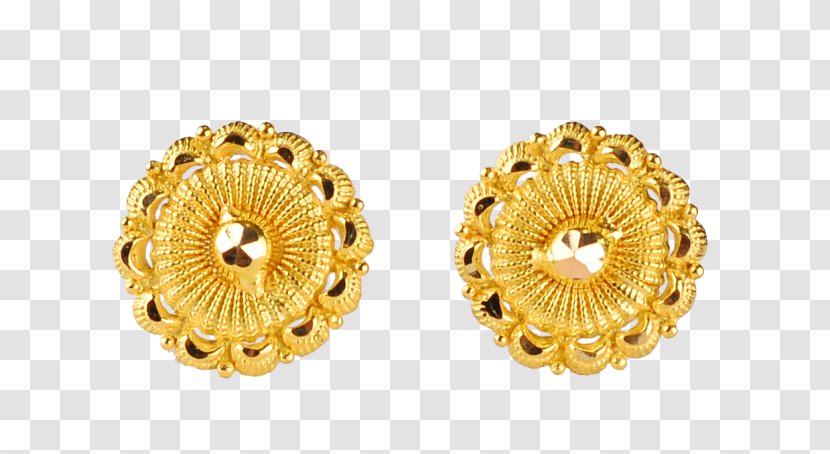 Earring Jewellery Gold Jewelry Design Gemstone - Diamond Transparent PNG