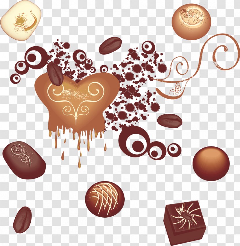 Hot Chocolate Bar Cake Donuts - Variety Of Vector Transparent PNG