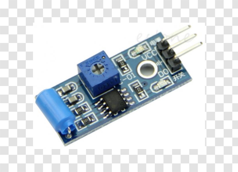 Alarm Sensor Thermistor Arduino Inclinometer - Microcontroller - Semiconductor Transparent PNG