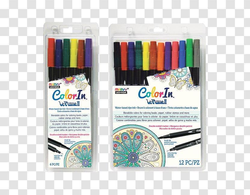 Plastic Color Marker Pen Writing - Kitchen Utensil - Watercolor Pencil Transparent PNG