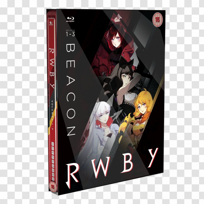 Amazon.com RWBY - Rwby Volume 1 - Chapter 1: Ruby Rose | Rooster Teeth DVDSteel Collection Transparent PNG
