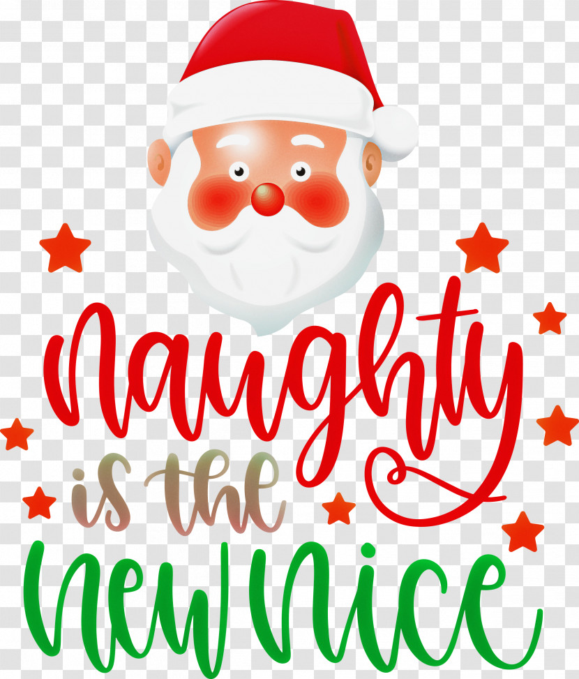 Naughty Chrismtas Santa Claus Transparent PNG