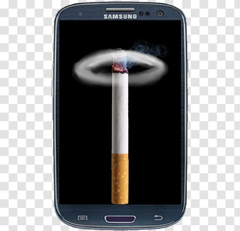 Feature Phone Smartphone Virtual Cigarette Mobile Phones - Silhouette Transparent PNG