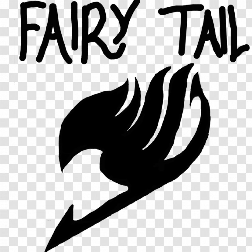 Fairy Tail Drawing Logo Natsu Dragneel - Silhouette Transparent PNG