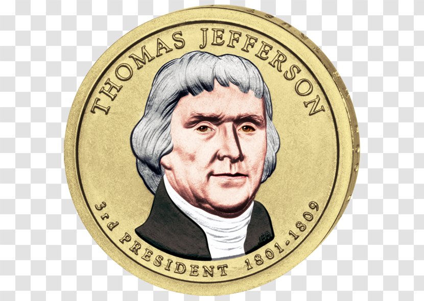 Presidency Of Thomas Jefferson Symbol Coin Transparent PNG