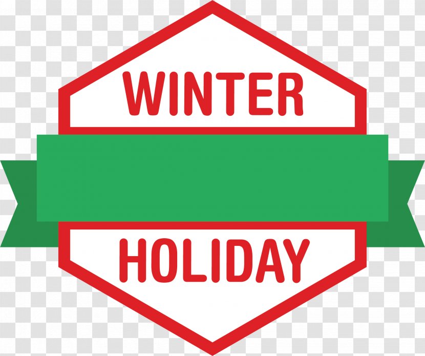 Winter Vacation Poster - Green - Vector Hand-painted Posters Transparent PNG