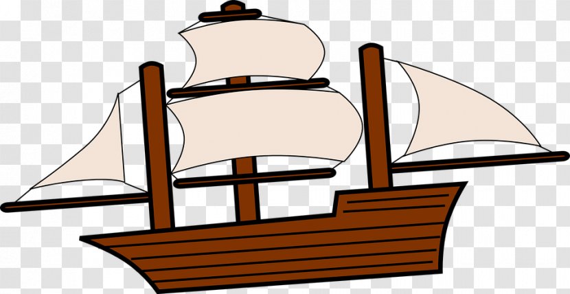 Clip Art Greek Ship Boat Cargo - Sail - Cruise Cartoon Transparent PNG